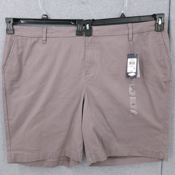 Tommy Hilfiger Pants - Tommy Hilfiger Hollywood Casual Bermuda‎ 9" Shorts Nickel Womens Size 22W NWT